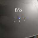 Brio 130 Series Top-Load Water Cooler Dispenser for 3- and 5-Gallon Bottles, Hot & Cold, Spill-Free Loading, Child Safety Lock, Energy Star 3.0, Black & Stainless