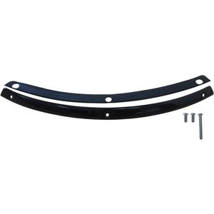 FATECIM Batwing Windshield Windscreen Trim with Rubber Gasket for Harley Touring Electra Street Tri Glide Ultra Limited 2014-2019 Gloss Black