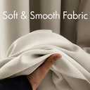 MIULEE Blackout Curtains for Bedroom Living Room Thermal Insulated Room Darkening Grommet Top Solid Light Blocking Drapery Set of 2 Window Panels 52 x 72 Inches Birch