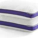 BPC Shredded Memory Foam Pillows Queen Size, Cooling Bed Pillows for Sleeping, Adjustable Firm Soft Support for Side Back Stomach Sleepers, Hypoallergenic Removable Washable Cover, CertiPUR-US, 2 Pack