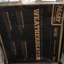 Husky Liners Weatherbeater Floor Mats | Fits 2022-2024 Ford Transit (All Models w/Vinyl Floors) Full Coverage | Front Row, 1-pc Black - 18781