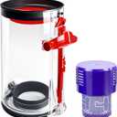 Canister Replacement for Dyson Cyclone V10 Animal/Absolute, V10 Total Clean, Cordless Vacuum Cleaner for Dyson SV12 Dust Bin Part with Filter[Part No.969509-01]