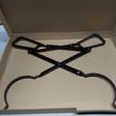 26 Firewood Tongs - Large Fire Pit Tool Grabber for up to 12 Thick Logs for Camping, Fireplace, Bonfires, Rust Resistant Portable