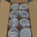 Glass Large Votive Candle Holder Set of 8, Tea Lights Candle Holders for Wedding Table Centerpieces, Boho Decor, Home Dinner Birthday Party Decor, Bridal Shower and Holiday Decorations (Clear)