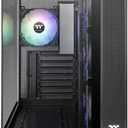 Thermaltake View 380 TG ARGB Black ATX Case; 4x120mm ARGB Fans Included; Supports Hidden-Connector Motherboard; Front & Side Dual Tempered Glass Panel; CA-1Z2-00M1WN-00