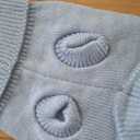 Tangpan Turtleneck Classic Straw-Rope Pro Pet Dog Sweater Apparel (Blue,L) (Large (Pack of 1))