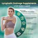 21-in-1 Lymphatic Drainage Supplements Softgels, 80 Day Supply, 1 Bag, Exp 03/12/2028