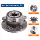 PAROD 513253 2PCS Front Wheel Bearing Hub Assembly Fit for Audi A3 Quattro Q3 TT 12-18 VW Beetle 09-17 CC 07-16 Eos 10-14 Golf 12-13 Golf R 10-14 GTI 05-18 Jetta Passat 08 R32 Rabbit Tiguan w/ABS