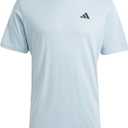 adidas Men's Train Essentials Logo Training T-Shirt (Wonder Blue/Black)