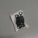 2 PCS Adjustable Metal Toggle Latch Clamps Heavy Duty Quick Release Hasp Latch with Lock Hole 180KG/ 396lbs Holding Capacity Catch Kit for Gate Cabinet Door Box Case, Black, Medium