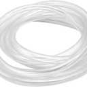 Clear Tubing 1/4" ID 3/8" OD -10 Ft, Flexible PVC Tubing, Vinyl Water Pipe Plastic Hose, Multipurpose Reinforced Dehumidifier Hose AC Drain