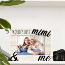 2 x Orchroma Mimi Picture Frame, Mimi Gifts for Grandma, Mimi Mother's Day Birthday Gifts from Grandkids Granddaughter Grandson, World's Best Mimi and Me Photo Frame 5x7