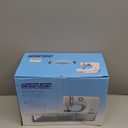 Sewing Machine for Beginners, Mini Portable Machine Electric, 12 Built-In Stitches Dual Speed with Foot Pedal, 6 Replaceable Presser Feet, Sewing Kit(With Extension Table)