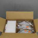 Amico 6 Pack 6 Inch 5CCT LED Recessed Ceiling Light with Double Ring Night Light, 2700-5000K Selectable Ultra-Thin Recessed Lighting, 12W=110W, 1100LM, Dimmable Canless Wafer Downlight, ETL, FCC