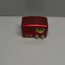 PRUNUS J160 Retro Vintage AM FM Radio with Bluetooth, Gifts for Mom, USB/TF Card Playback, Small Transistor Radios Battery Operated, Rechargeable Radio