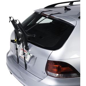 Saris Solo 1-Bike Trunk Rack - Zero Adjustments, Easy Install, 100% Recyclable Plastic Frame and Non-Rusting Material, Compact Solo Trunk Mounted Bicycle Rack