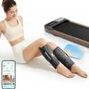 UREVO Smart Calf Massager with AI Massage Adaptation, Air Compression  Cordless Leg Massager for Circulation, Relaxation & Leg Sculpting  3 Modes & 3 Intensities, Adjustable Heat, Long Battery (Black)