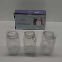 Set of 3 Glass Mason Jar with Airtight Lid 50 Ounces | Glass Storage Container for Food, Flour, Pasta, Coffee, Candy, Dog Treats, Snacks