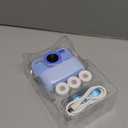 Kids Instant Digital Cameras for Boys and Girls, 1080P HD Dual-Lens Selfie Digital Camera with Print Paper & 32G Card, Christmas Birthday Gifts Toys for Toddler and Teenagers Age 3-16 Years Old (Blue)