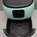 Dash Tasti-Crisp Digital Air Fryer 2.6 Quart Small Compact Mini Air Fryer for French Fries, Nuggets & More, 1-2 People, Auto Shut Off, Adjustable Temp, Dishwasher Safe Parts - Aqua