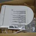 TOTO WASHLET C5 Electronic Bidet Toilet Seat with PREMIST and EWATER+ Wand Cleaning, Round, Cotton White - SW3083#01