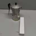 Primula Stovetop Espresso Maker and Handheld Electric Milk Frother Gift Set, Moka Pot for Classic Italian and Cuban Coffee, Cafetera, 6 Espresso Cups, Silver