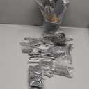 Kaluns 50 PCS Silicone Kitchen Utensils Set Complete Kitchen Set - 800F Heat Resistant Non-Stick Premium Cooking Utensils W Wooden Handles - Can Opener, Masher, Turner, Silicone Spatula Set (Gray)