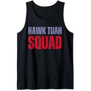 4th of July Patriotic USA Hawk Tuah Spit on that Thing Tank Top, XL