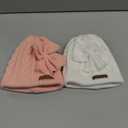 Zsedrut Baby Girls Knit Hats Toddler Infant Beanie Caps Bow Winter Hat for Girls.