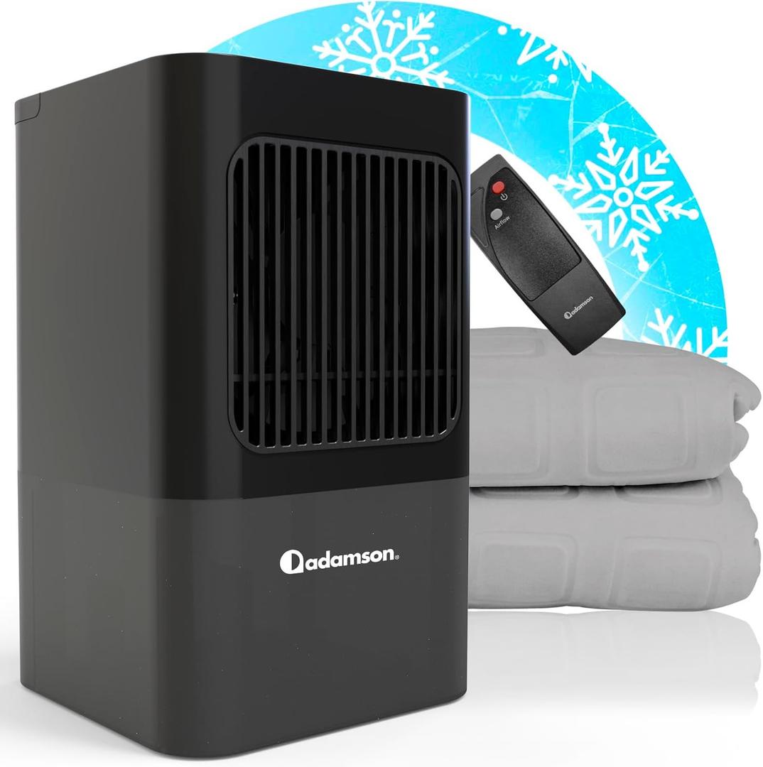 Adamson B9 - New Version - Bed Cooling System - PVC Mattress Cooling Pad for Night Sweats - Water Based Cooler Ideal for Hot Sleepers, Twin 63” L x 28” W - 5-Year Assurance