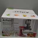 Masticating Juicer Attachment for KitchenAid Stand Mixer,Slow Cold Press Juicer for Kitchenaid Accessory with 4.5" Large Feed Chute,2 * 28oz Cups for Whole Fruits & Vegetables by Aifeel