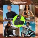 64GB Sport Clip on MP3 Player with Bluetooth- Superlight Mini MP3 Player with FM Radio,Recorder,MicroSD Support,Shuffle Playback for Jogging,Running,Cycling, Hiking,Climbing and Yoga