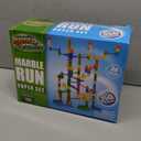Marble Genius Marble Run - 150 Complete Pieces Maze Track Toys for Adults, Teens, Toddlers & Kids Aged 4-8 Years Old, (85 Translucent Marbulous Pieces + 65 Glass-Marble Set), Super Set