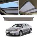 Car Panorama Sunroof Sunshade Curtain Cover Assembly 23135938 for Buick GF Lacrosse 2009 2010 2011 2012 2013 2014 2015 (Gray)