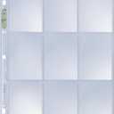 Ultra Pro 9 Pocket Pages Platinum Series - 100 Pages of Card Sleeves for Trading Card Binder and More