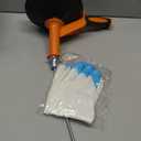 Drain Auger, Clog Remover with Drill Adapter, 25 Feet Flexible Plumbing Snake Use Manually or Powered for Kitchen, Bathroom and Shower Sink, Comes with Gloves (Orange)