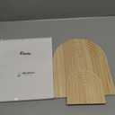 2 Pcs Decorative Wood Cutting Board Wooden Rainbow Decor Boho Kitchen Decor Serving Trays Cutting Chopping Block for Home Kitchen Farmhouse Decoration Wall Shelf Mantel(Wood Color,Pine)