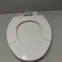 Bemis 1500EC 390 Lift-Off Wood Elongated Toilet Seat, Cotton White (Pack of 1)