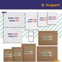 Xxcxpark 20 Pack brown Kraft Rigid Mailers, 7.5x9.5 inches Self Seal Photo Document Mailers Premium Cardboard Keep Flat Envelopes for Photos, Pictures, Papers CD