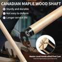 LOTKEY Pool Cue Sticks Set of 4,58'' 6A Canadian Maple Adults Billiard Cues | 18/19/20/21 oz, 13mm Cue Tip, Straightened Shaft, Leather Grip, Stainless Steel Joint, Smooth Control for Home Bar Pool Table 