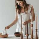 Candlesticks Brown Taper Candles 10.5 inch Dripless Tapered Candles Ideal as Dinner Candles Smokeless and Unscented Long Burning,Set of 12