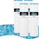C-7471 Swimming Pool Filter Replaces for PCC105, Pentair CCP420, PCC105-PAK4, 178584, 817-0106, 160301, R173576, Filbur FC-1977, 71053 105 Sq.Ft Filter Cartridge, Pack of 4