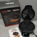 Mueller Heart 5 Waffle Maker, Norwegian Waffle Iron, Adjustable Browning Control & Nonstick, Cool Touch Handle, Easy to Clean, Small Kitchen Appliances