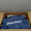 JEASONG Blow Up Couch Air Mattress Queen with Built in Pump, 2-in-1 Air Sofa & Inflatable Mattress, AirBed Blow Up Mattress with Headboard & Cupholder, Inflatable Couch for Camping, Movie Night, Guest