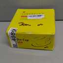 fanquare Country Style Floral Tea Cup and Saucer Set, 6 Ounces Cappuccino Coffee Cup with Gold Trim, Porcelain Teacups for Women and Tea Parties (Purple Flower)