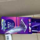 Swiffer Wet Jet Mop, Floor Cleaner for Mopping Wood, Laminate, Tile in Home, Bathroom, Kitchen, All Purpose Multi-Surface Cleaning Set includes 1 Spray Mop, 5 Pads Refill, 1 Fresh Scent Solution