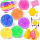 24 Packs Gift Bouncy Ball Kit with Cards for Kids Magic Bouncing Ball STEM Science Experiment Craft Party Favors School Classroom Gifts Exchange for Boys and Girls
