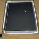 JOONEE Black Nightstand, Modern Bedside Table with Storage Drawer and Open Wood Shelf, for Living Room, Bedroom and Small Spaces, Accent Night Stand with Solid Wood Legs, Easy Assembly, Classic Black