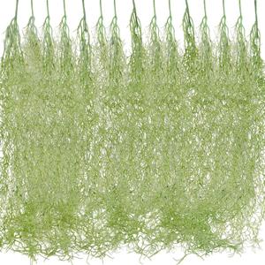 Cindeer 15 Pcs Spanish Moss Faux Hanging Moss Garland Fake Greenery Artificial Decor for Crafts (43 Inch, Green)