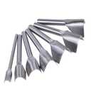 7pcs Leather Craft Cutting Tools V-Shape Punch Cutter Tools for Belt Wallet Bag with 7 Sizes (10mm/15mm/20mm/25mm/30mm/35mm/40mm)